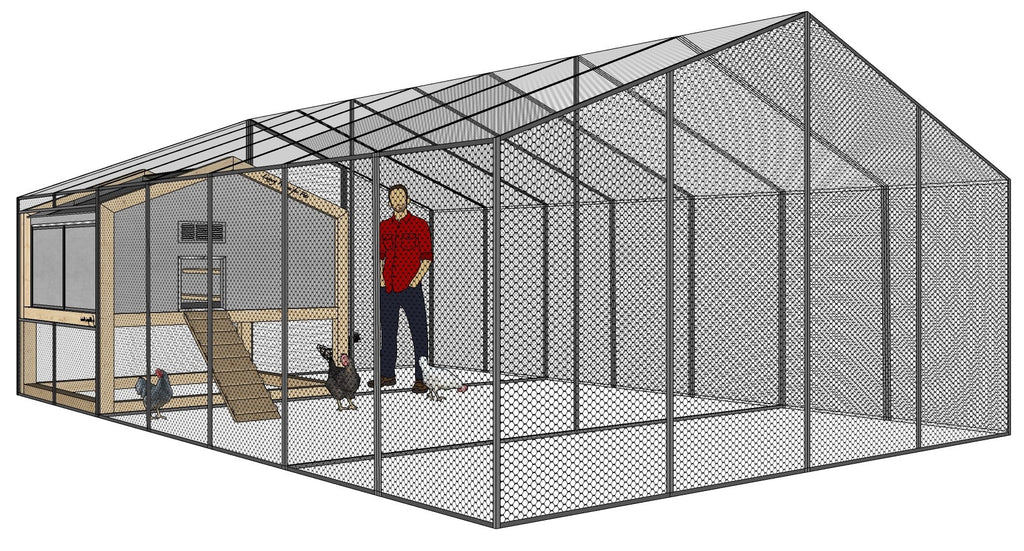 Voliéra pro kurník Optimus