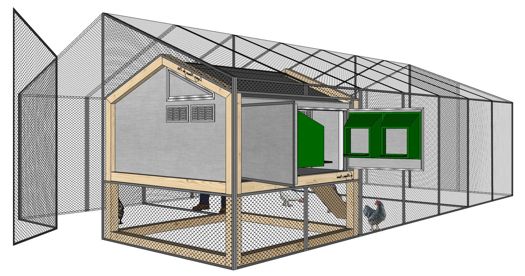 Voliéra pro kurník Optimus