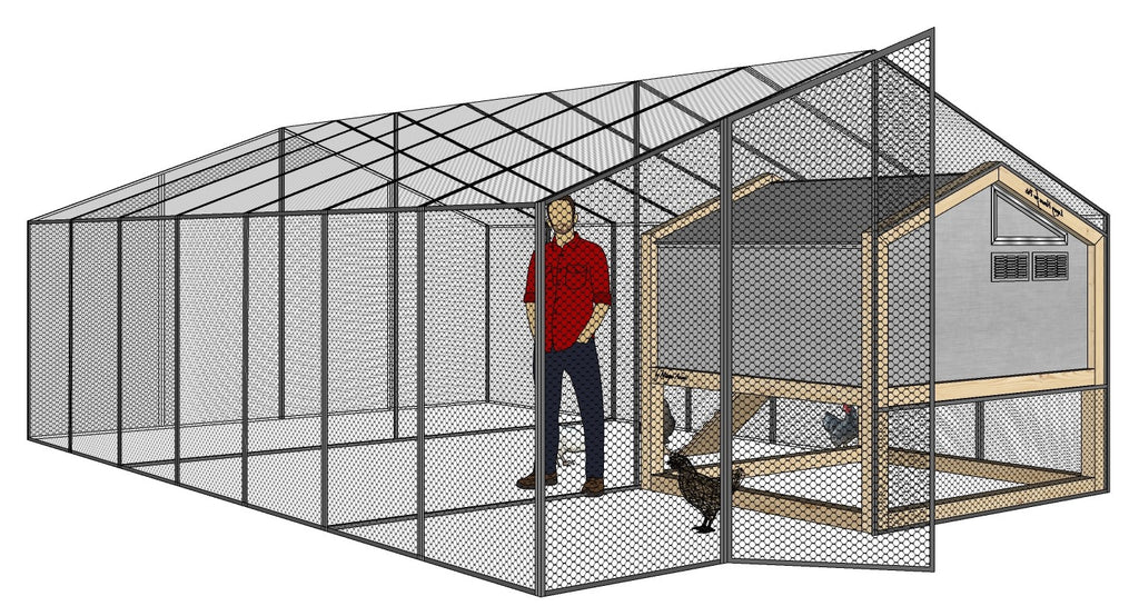 Voliéra pro kurník Optimus