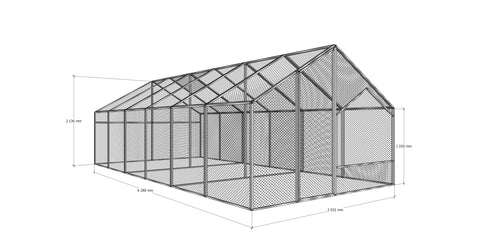 Voliéra Magnum 3x6