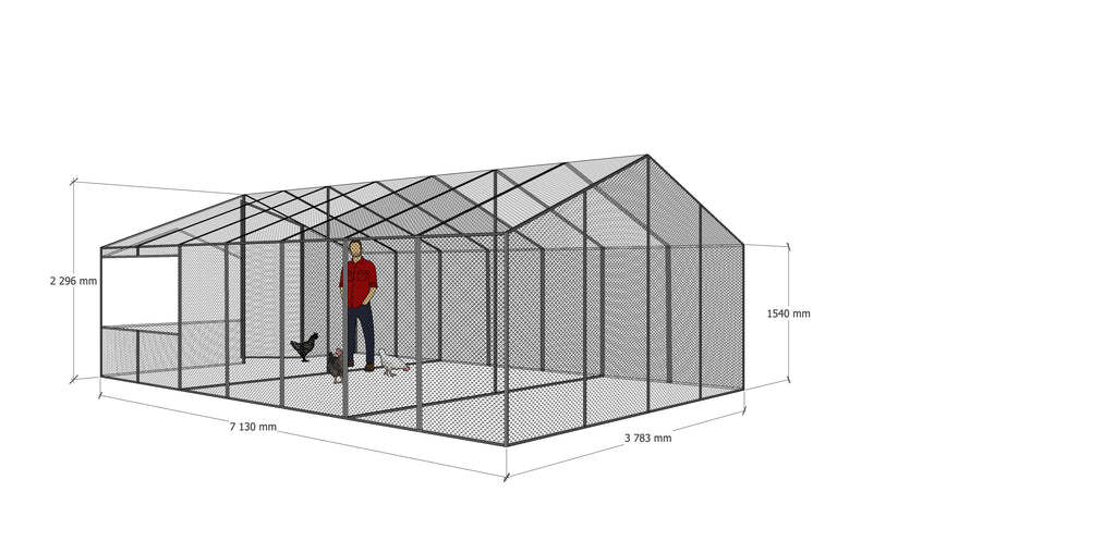 Voliéra pro kurník Optimus